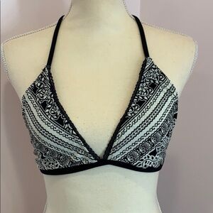 Black & White Bikini Top